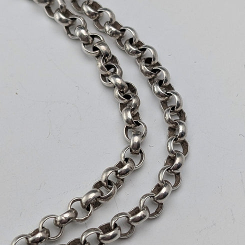 1977 年英國純銀週年紀念錠吊墜 31 克,帶有純銀項鍊 BJK